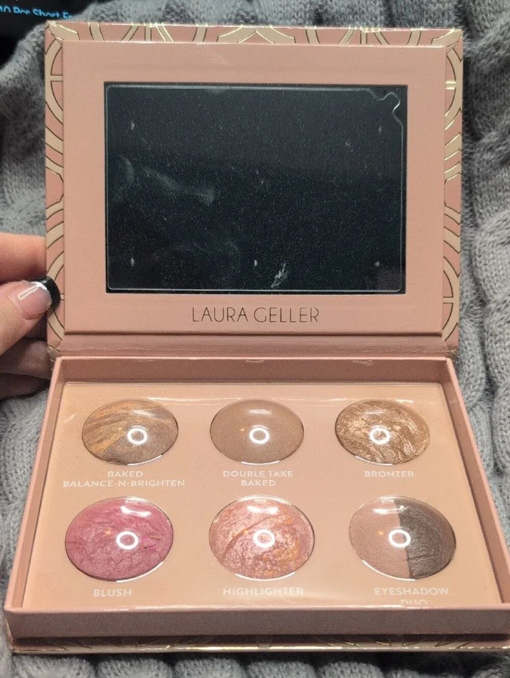 Laura Geller Baked Icons Complete Full Face Palette - Pink & Gold Accents